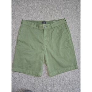 J Crew Green Chino Shorts Mens 31 Inseam 9 Preppy Outdoor